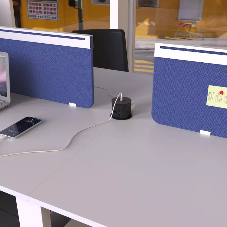 Black Popup Sockets x 4 with USB A and C - Image 2