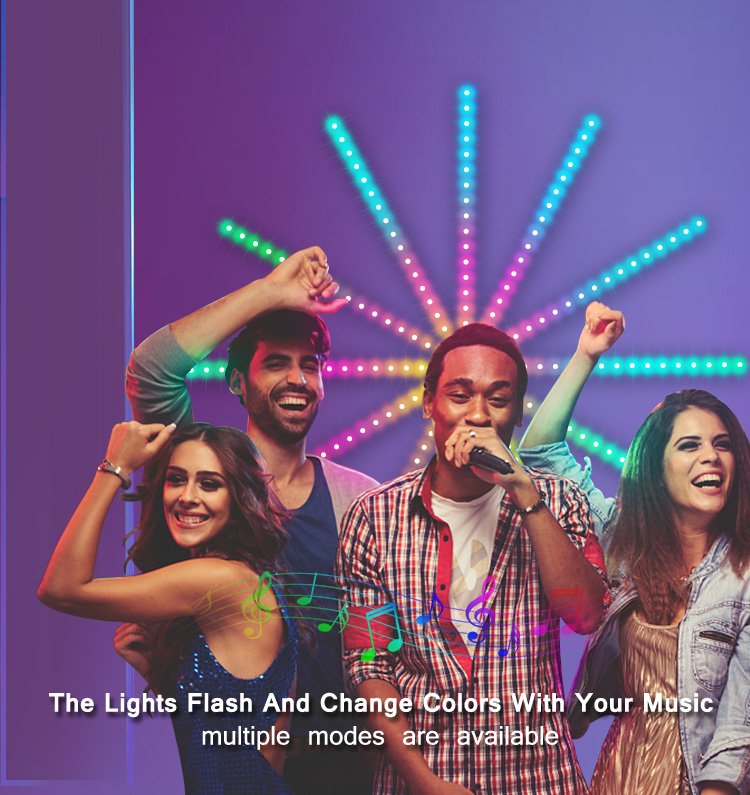 MCMP 0254 Tuya Wifi Smart Firework Effect Led Strip 7