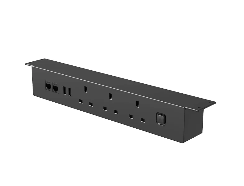 Hanging Under Mount Power Extension - Black
