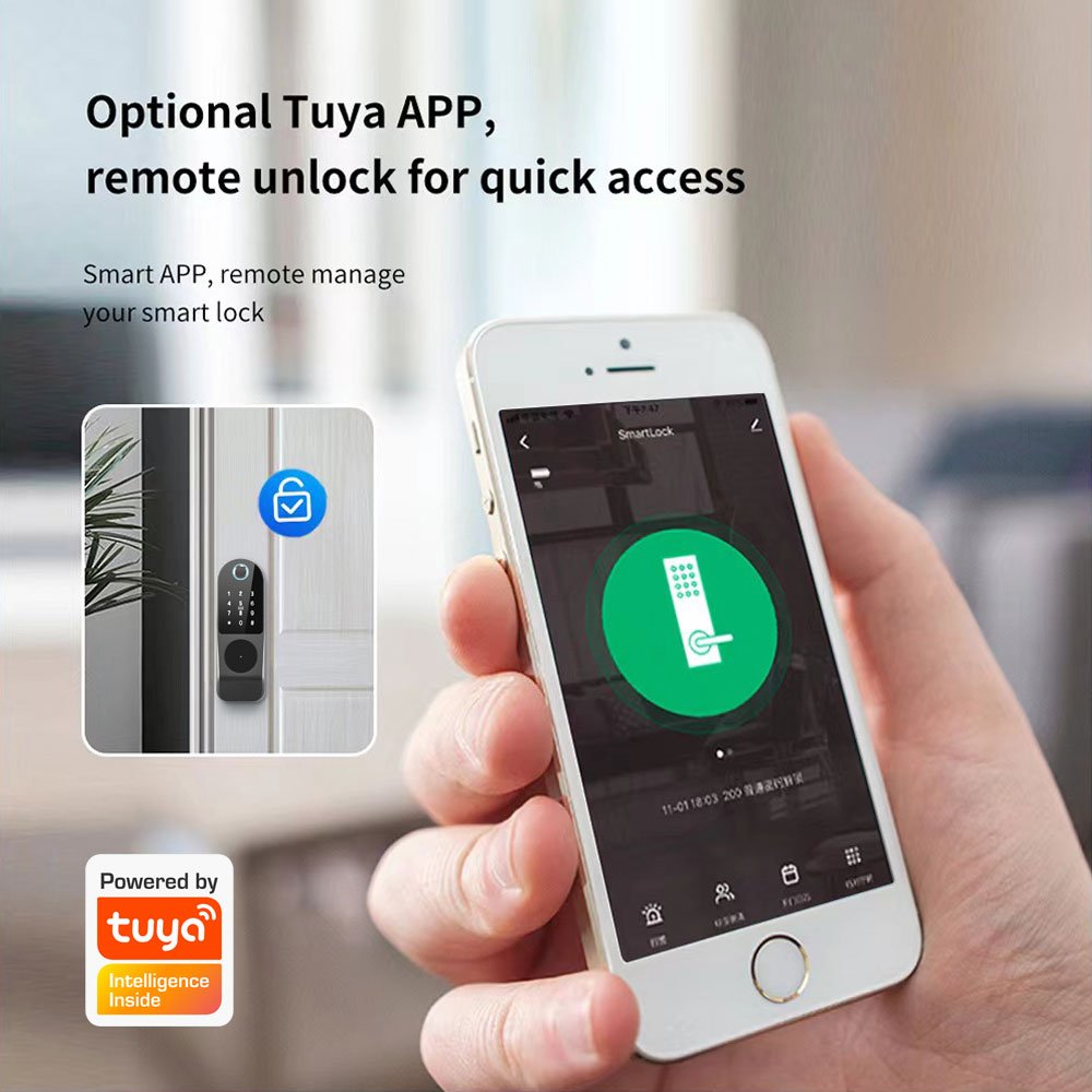 Tuya Smart Wifi Rim Door Lock - Image 7