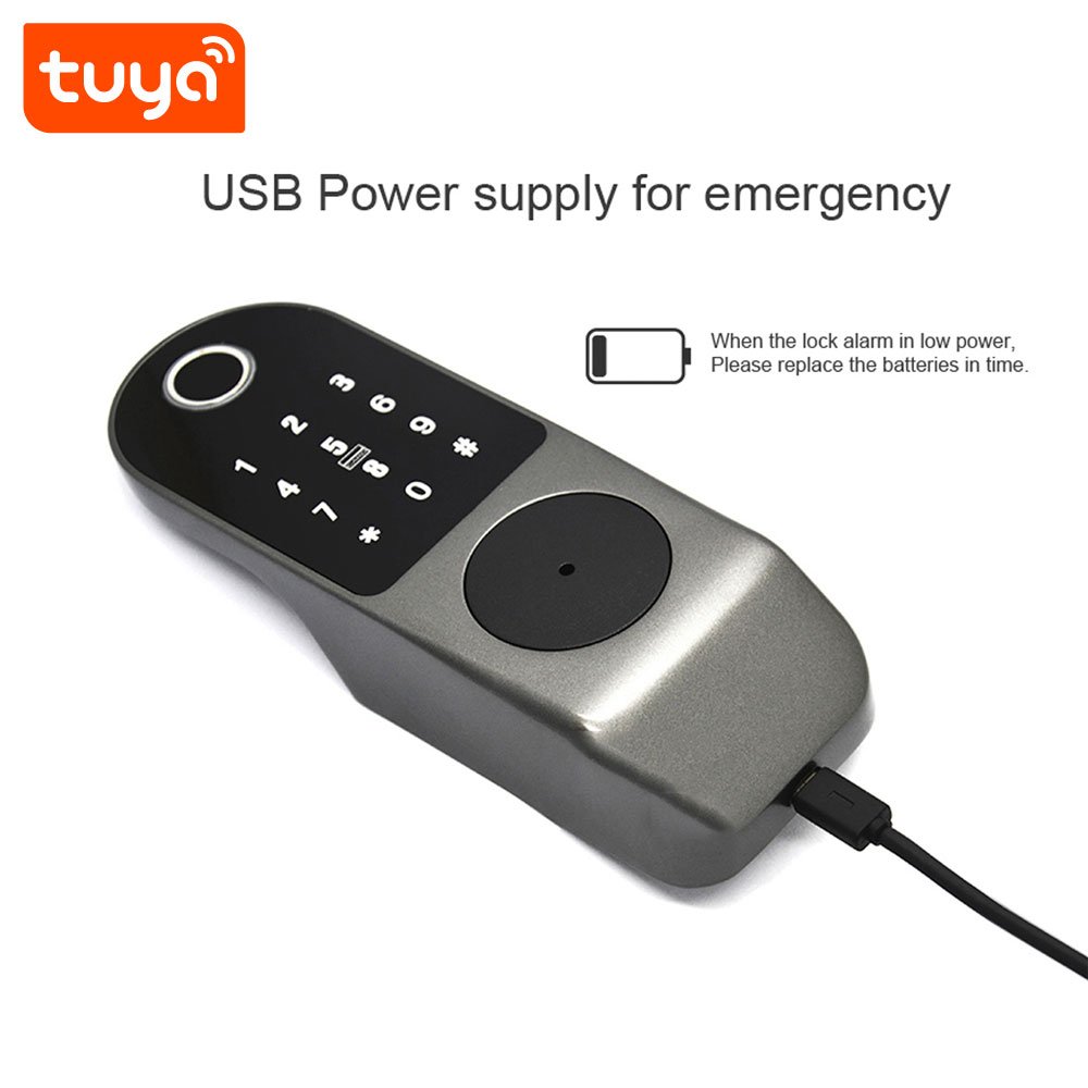 Tuya Smart Wifi Rim Door Lock - Image 5