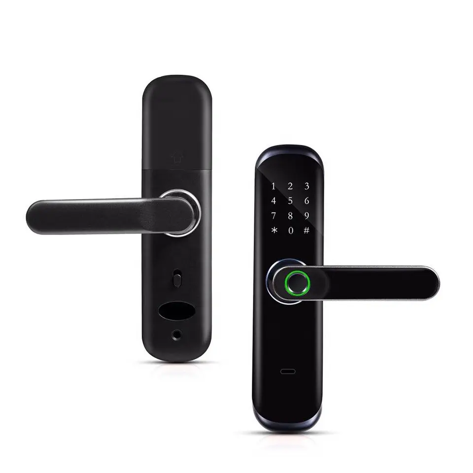 MCMP 0265 Tuya WiFi Smart Lock with 5050 mortise app fingerprint pin rfid unlock 1