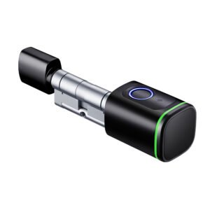 Tuya Black Smart Bluetooth Cylinder Lock
