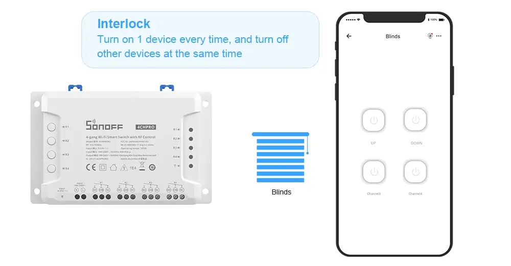 MCMP 0270 Sonoff 4CH Pro R3 3
