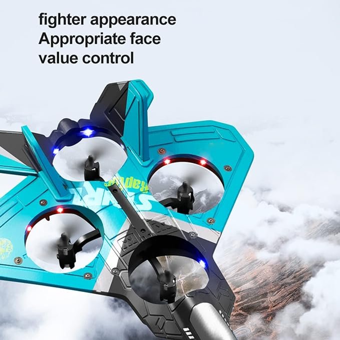 MCMP 0274 RC Hover Plane with 2 batteries auto hover heavy duty 3