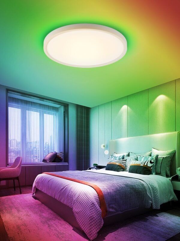 Tuya WiFi Ceiling Light CWW+RGB Backlight - Image 8