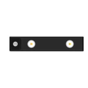 MCMP 0288 1 30cm Rechageable Black Magnetic Light Strip Hill Effect with Warm Cool Daylight Dimmable 