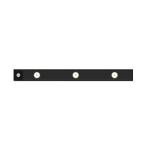 MCMP 0289 1 40cm Rechageable Black Magnetic Light Strip Hill Effect with Warm Cool Daylight Dimmable