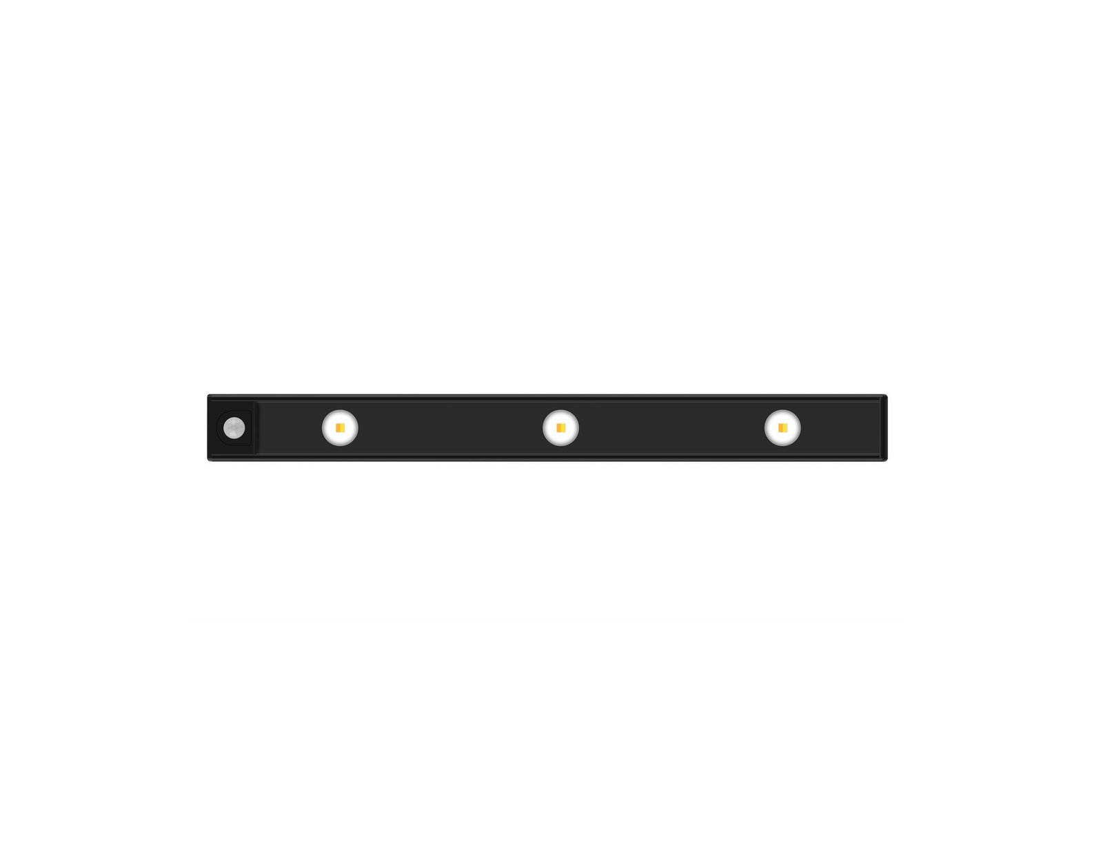 MCMP 0289 1 40cm Rechageable Black Magnetic Light Strip Hill Effect with Warm Cool Daylight Dimmable
