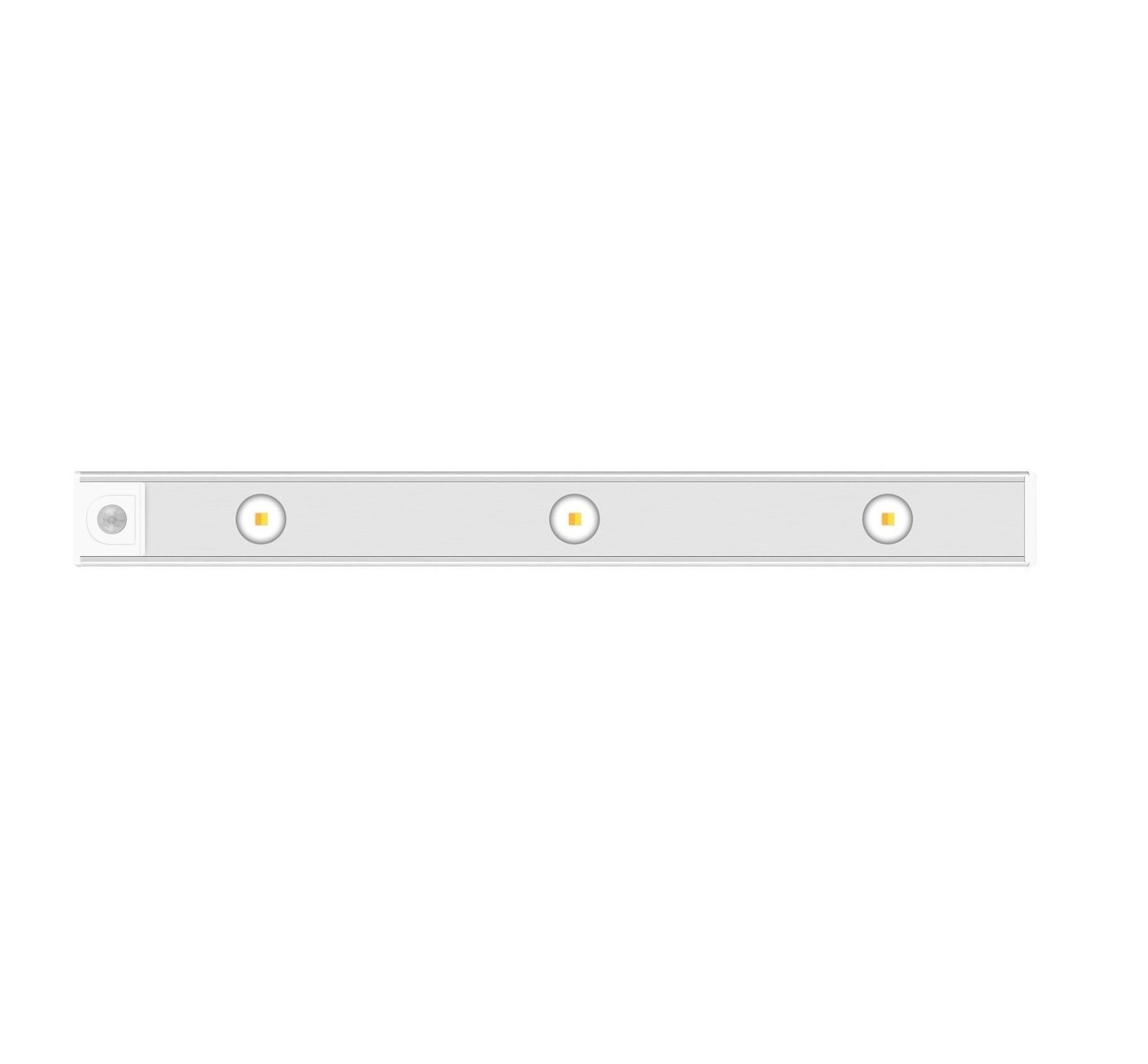 MCMP 0289 40cm Rechageable Silver Magnetic Light Strip Hill Effect with Warm Cool Daylight Dimmable