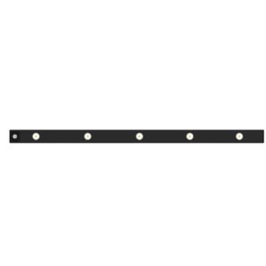 MCMP 0290 1 83cm Rechageable Black Magnetic Light Strip Hill Effect with Warm Cool Daylight Dimmable 1