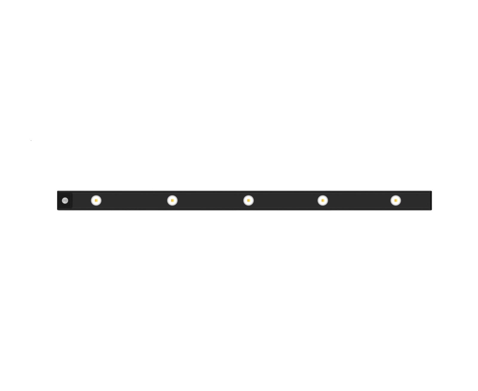 MCMP 0290 1 83cm Rechageable Black Magnetic Light Strip Hill Effect with Warm Cool Daylight Dimmable 1