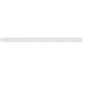 MCMP 0291 80cm Rechageable Silver Magnetic Light Strip Hill Effect with Warm Cool Daylight Dimmable 1 1