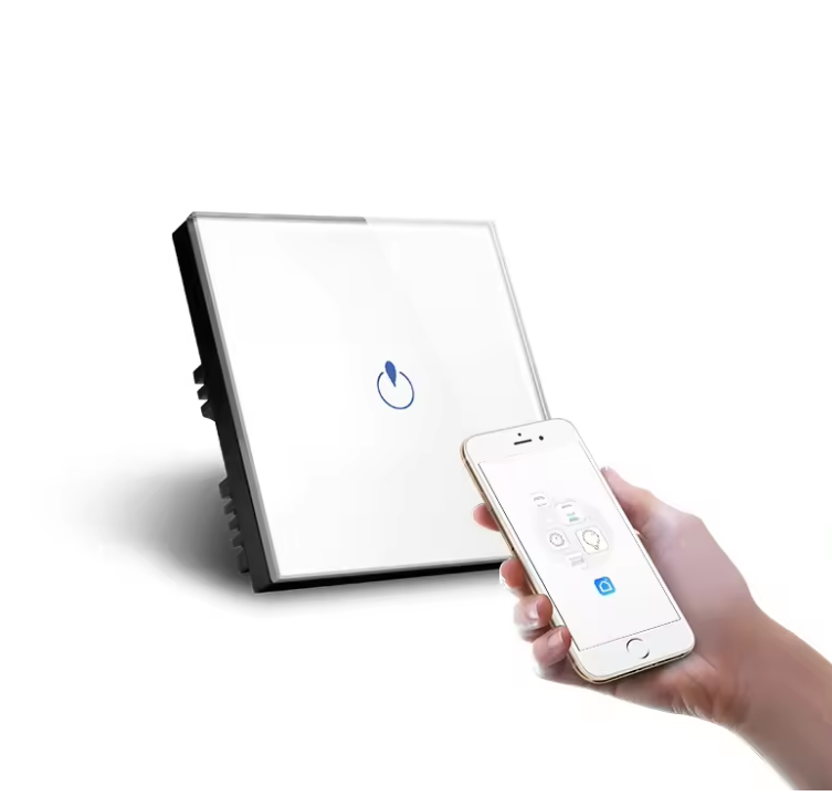 MCM 0302 1 WiFi Smart 40 Amp Double Pole Switch Black for geyser boiler