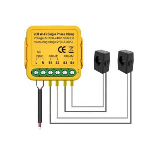 Smart Dual Channel 80Amp Power Clamp Meter