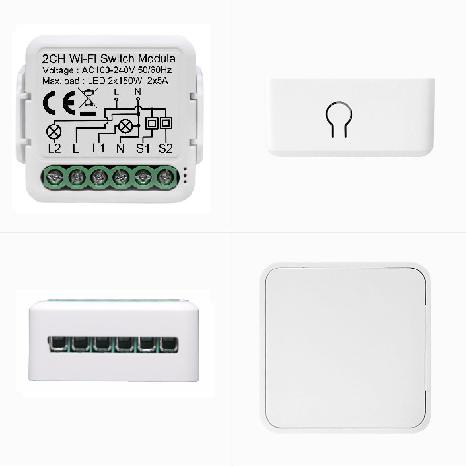 MCMP 0309 2 Channel AC Smart Module for conventional Switches 8