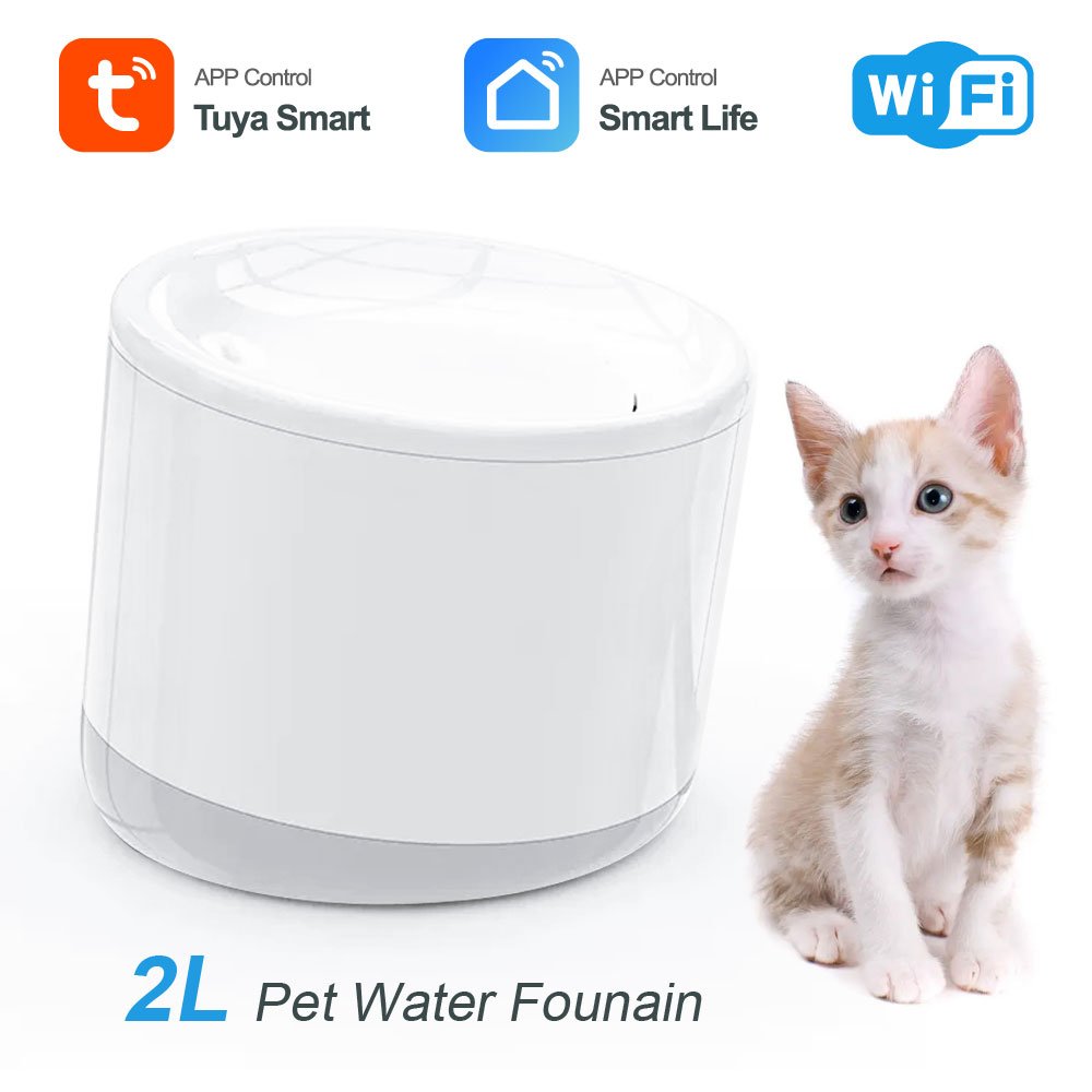 MCMP 0314 Tuya WiFi Smart Pet water Fountain with UV Sterilization and Filter 1