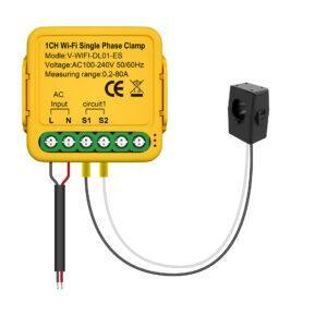 Tuya single Channel Power clamp Meter to monitor eletrical usage / generatin