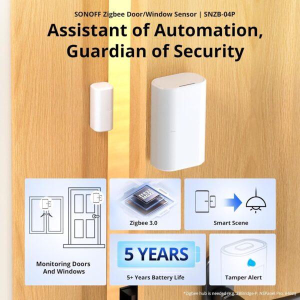 Sonoff Zigbee SNZB-04P Door-Window sensor - Image 2