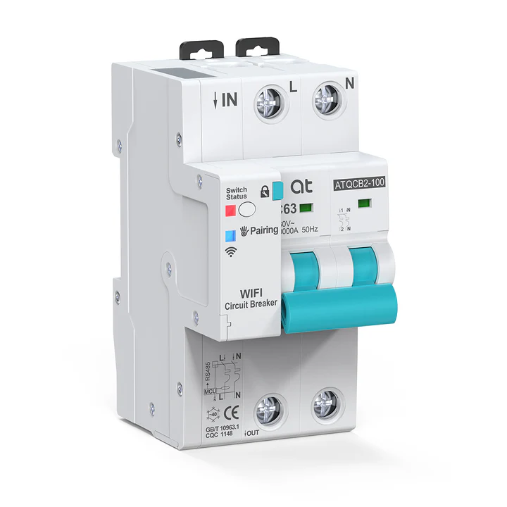 MCMP 0348 Single Pole Breaker 1 63 Amp with energy Monitoring 3