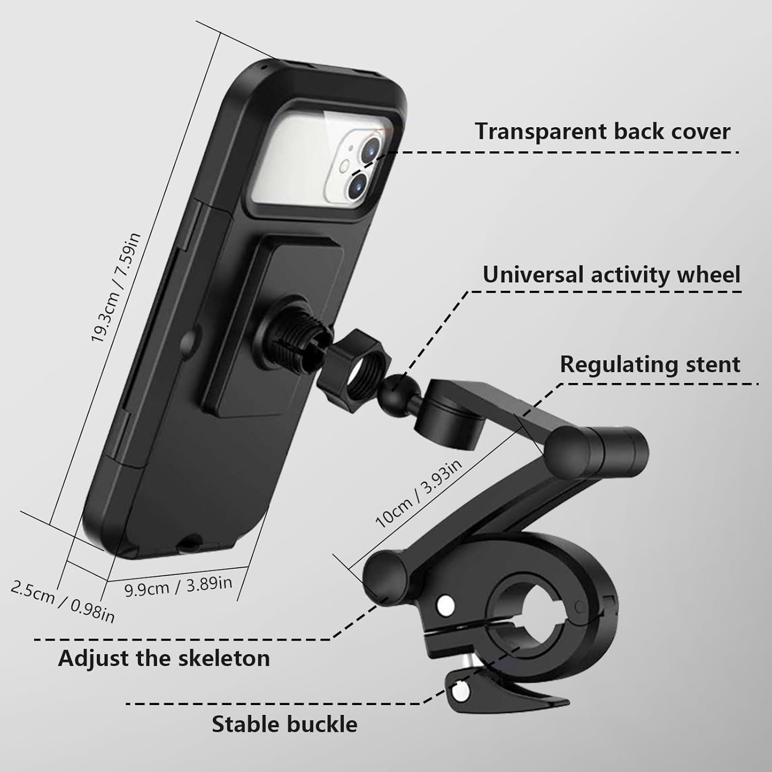 MCMP 0353 Waterproof phone holder for bike