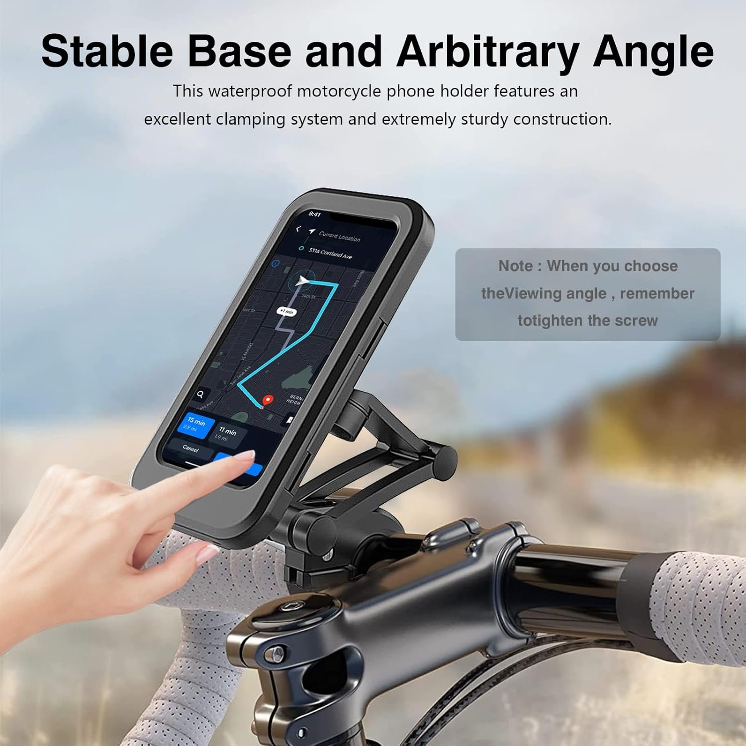 MCMP 0353 Waterproof phone holder for bike 9