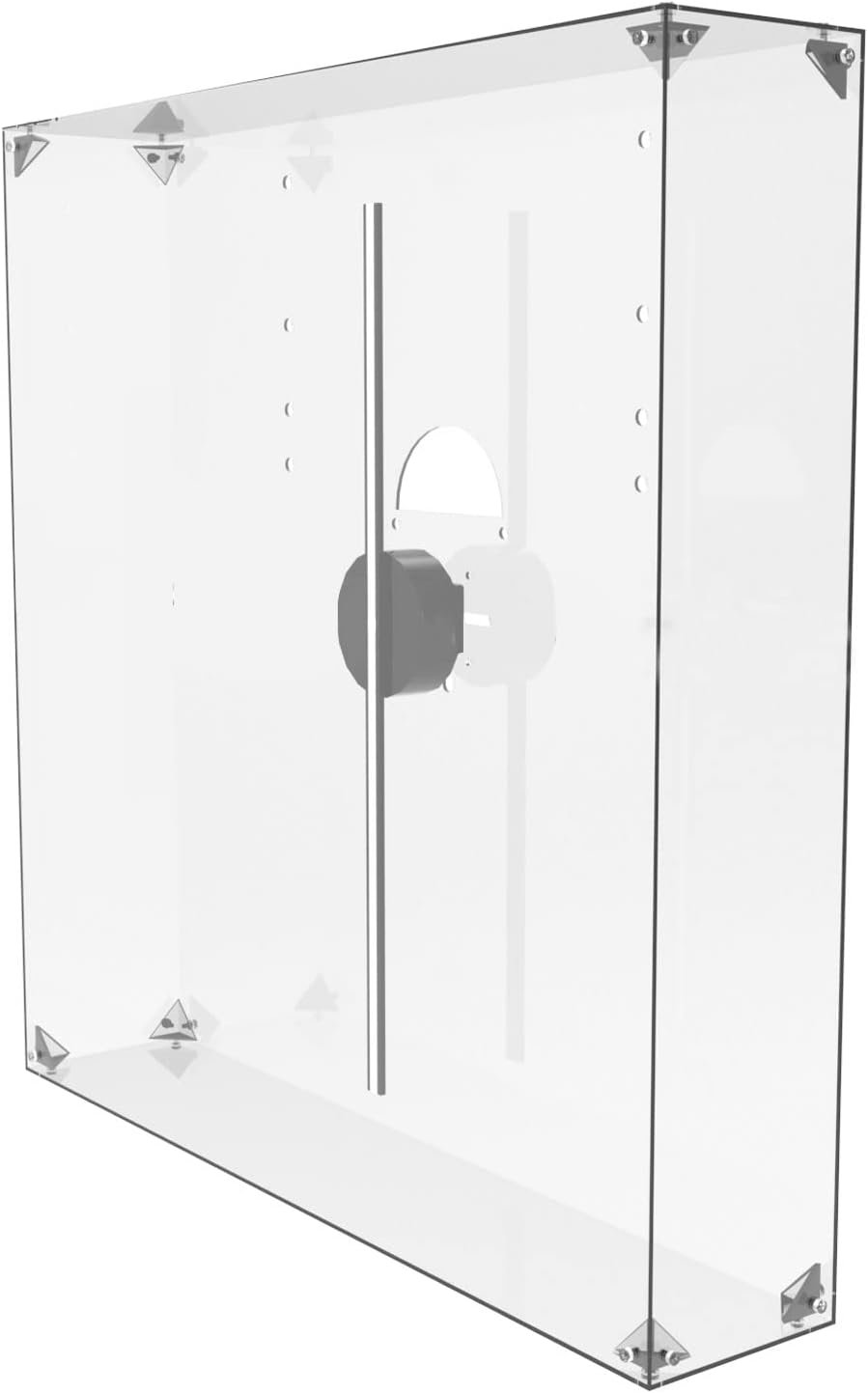 MCMP 0358 14CM Hologram Fan with in suqare perspex cover 2