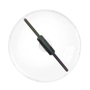 MCMP 0460 42CM Holographic Fan in Round acrylic Case
