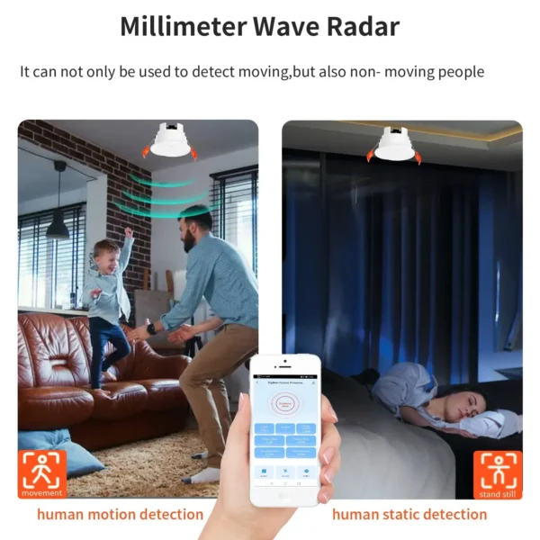 Tuya Zigbee In-Ceiling Human Presence Sensor - Image 2