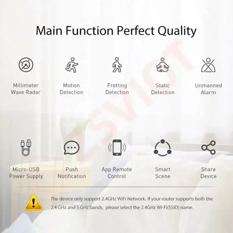 Tuya WiFi Wall-Mount Human Presence sensor - Image 4