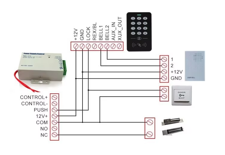 12V Electronic Doorbell Access Control Device - Image 8