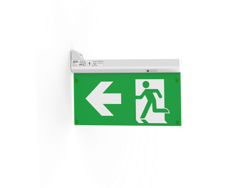 MCMP 0381 Illuminated Emergency Exit Sign with battery 3