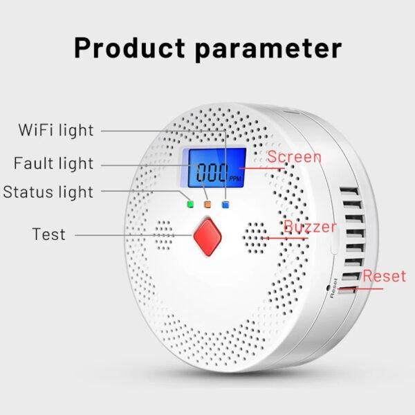 Tuya WiFi Smart Carbon Monoxide Detector - Image 3