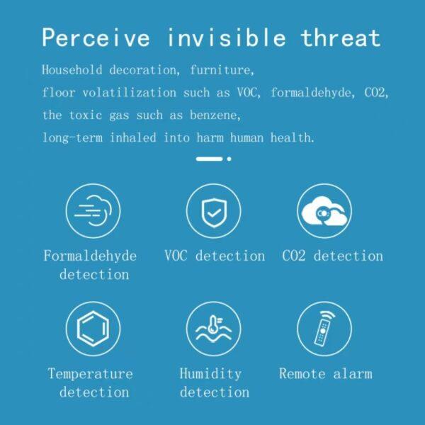 Tuya Smart CO2/VOC/HCHO/Temp/Humidity Sensor - Image 5