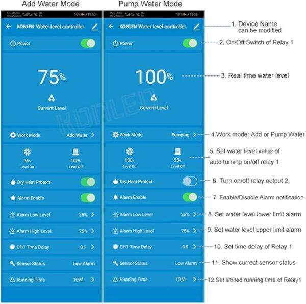 Tuya Smart Wifi 5 Stage Water Level Sensor - Image 2