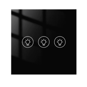MCMP 0407 1 Tuya 3 Gang WiFi Smart Dimmer Black