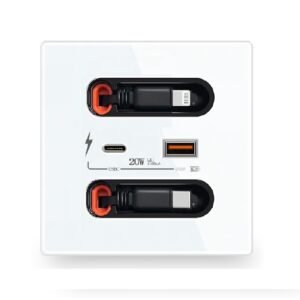 In Wall USB A,C, Lighting Quick Charger W