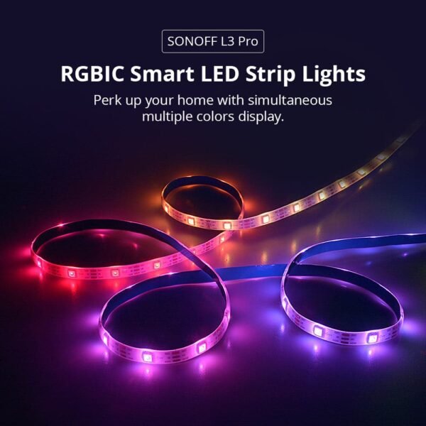 SONOFF L3 Pro RGBIC Smart LED Strip Lights 5M - Image 8