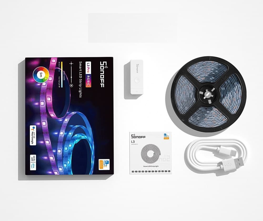 SONOFF L3 Pro RGBIC Smart LED Strip Lights 5M
