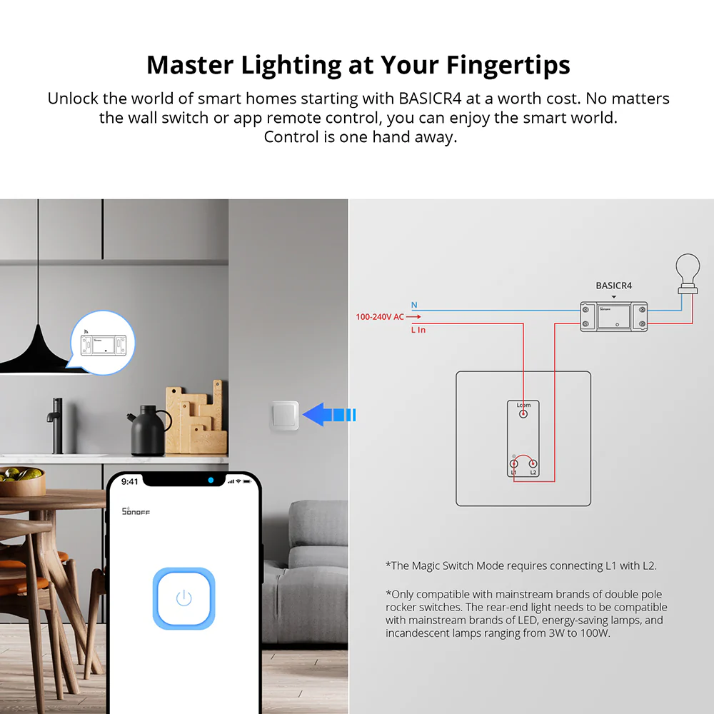 SONOFF BASICR4 Wi-Fi Smart Switch - Image 9