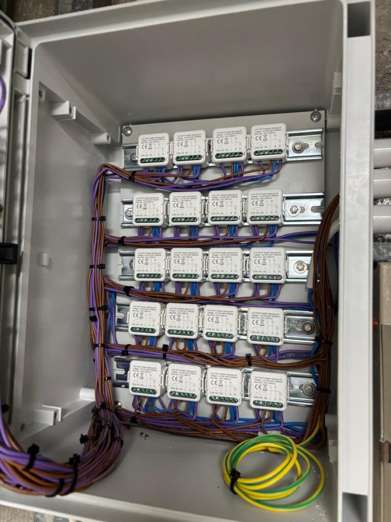 hotel lighting smart relay box installation