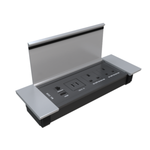 MCMP 0446 Flip Cover Desk power with usb cat6 and hdmi 1