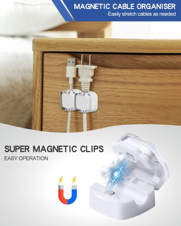 Magnetic Cable Clips – Smart Cable Organizer - MCMP IMPORTS