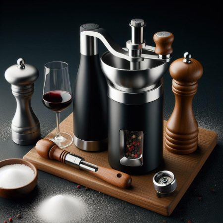 Electric Wine Opener and Electric Salt and Pepper grinders available in Malta from MCMP Imports